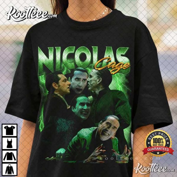 Nicolas Cage Vintage 90s Dracula T-Shirt