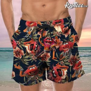 Animal Muppets Hawaiian Shirt And Shorts 3