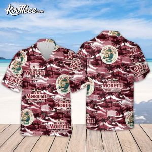 Birra Moretti Beer Island Pattern Hawaiian Shirt 1