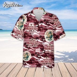 Birra Moretti Beer Island Pattern Hawaiian Shirt 2