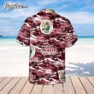 Birra Moretti Beer Island Pattern Hawaiian Shirt 3
