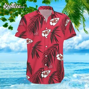 Kansas City Chiefs Flower Short Sleeve Hawaiian Shirt