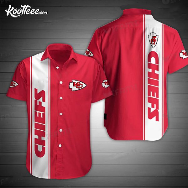 Kansas City Chiefs Highlight Logo Hawaiian Shirt