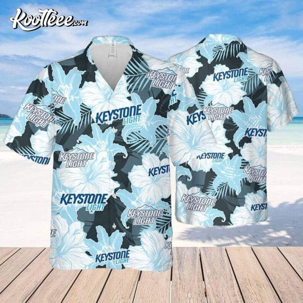 Keystone Light Beer Beach Gift For Him Hawaiian Shirt