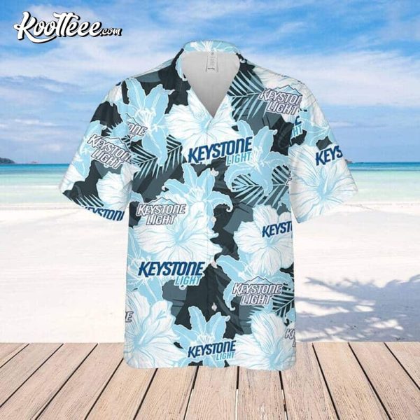 Keystone Light Beer Beach Gift For Him Hawaiian Shirt