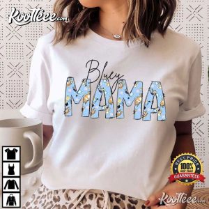 Bluey Mama Bluey And Bingo Mum Life T shirt 1