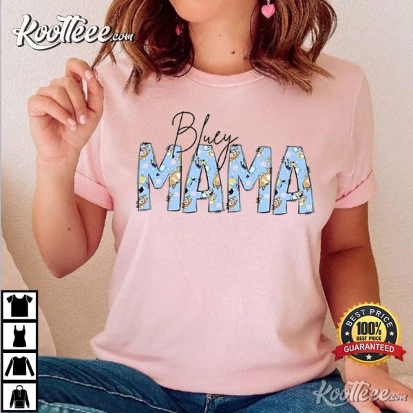 Bluey Mama Bluey And Bingo Mum Life T-shirt