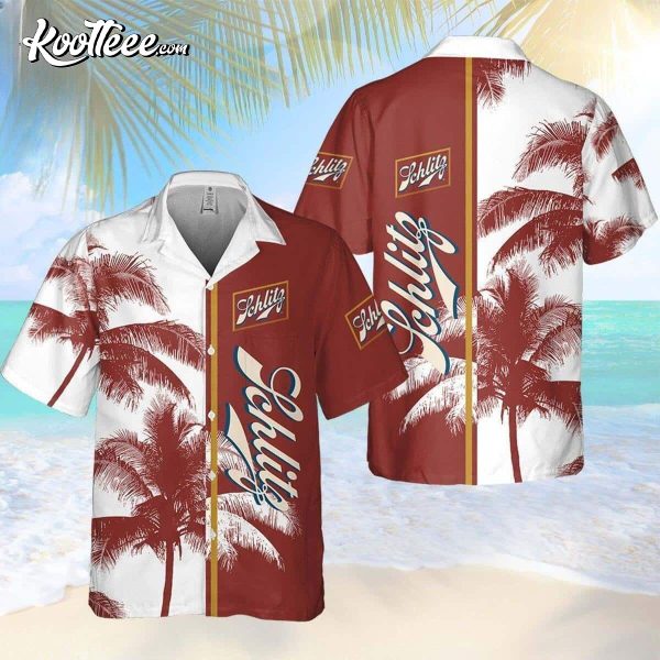 Schlitz Beer Beach Vacation Gift Hawaiian Shirt