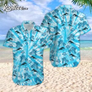 Tie Dye Litmus Busch Light Bud Hawaiian Shirt
