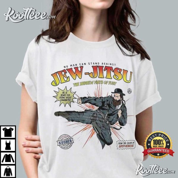 I Know Jew Jitsu Graphic Gift For Book Lover T-Shirt