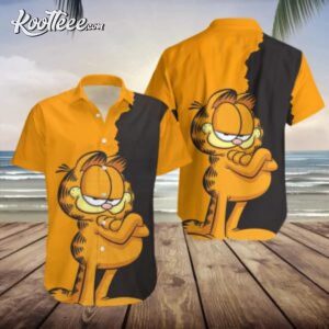 Vintage Garfield Hawaiian Shirt 2