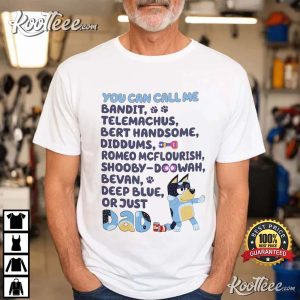 Bluey Dad Father's Day Bandit Heeler T-Shirt