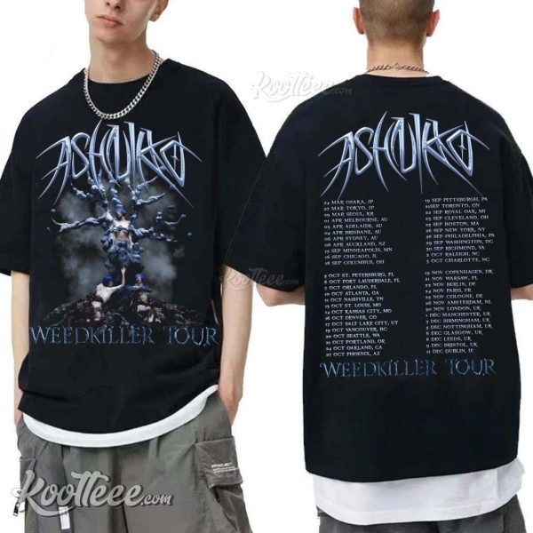 Ashnikko Weedkiller Tour 2023 Fan Gift T-Shirt
