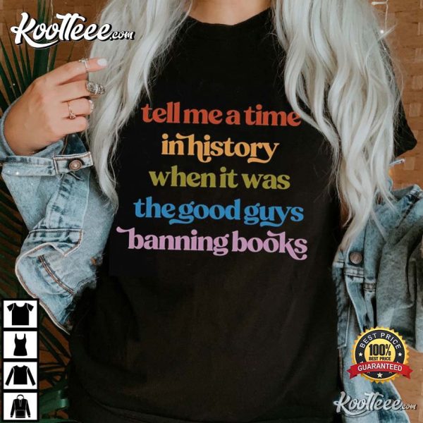 Stop Book Banning Ban Bigots Not Books Protect Libraries T-Shirt