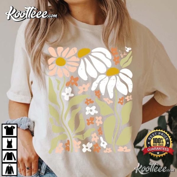 Comfort Colors Flowers Boho Wildflowers Floral Nature T-Shirt