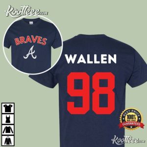 98 Braves Morgan Wallen Gift For Fan Best T-shirt