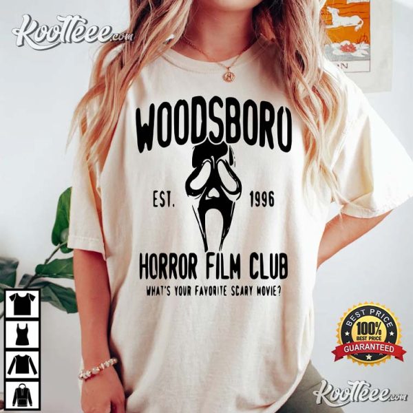 Woodsboro Horror Club Scream Ghost Thriller T-Shirt