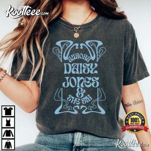 Vintage Daisy Jones And The Six Aurora Tour Comfort Colors T Shirt 4