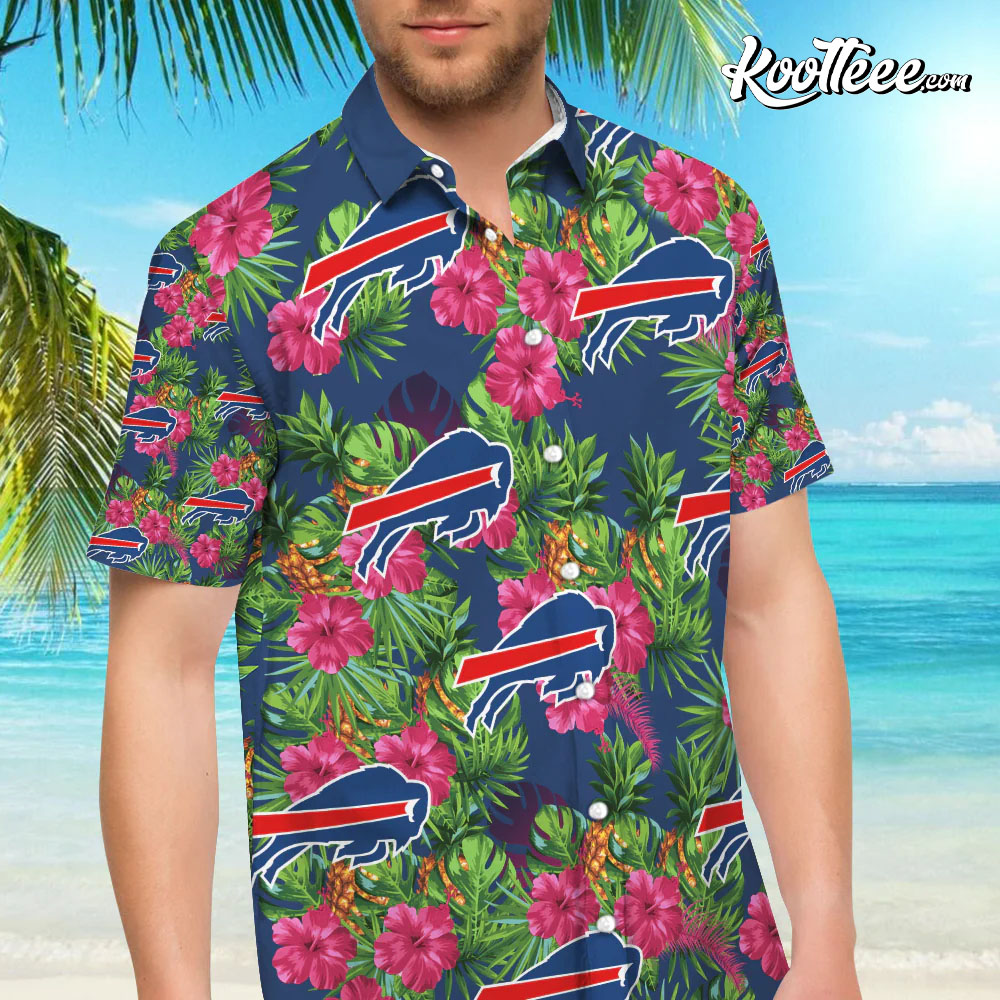 Nfl Buffalo Bills Hawaiian Shirt Tropical Shirt Mens Floral Summer