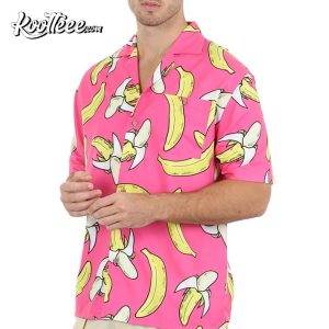 Pink Bananas Funny Hawaiian Shirt 2
