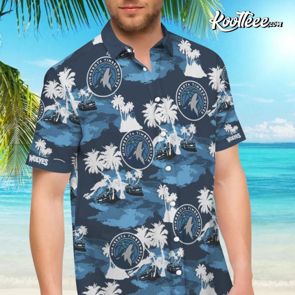 Minnesota Timberwolves Hawaiian Shirt And Shorts