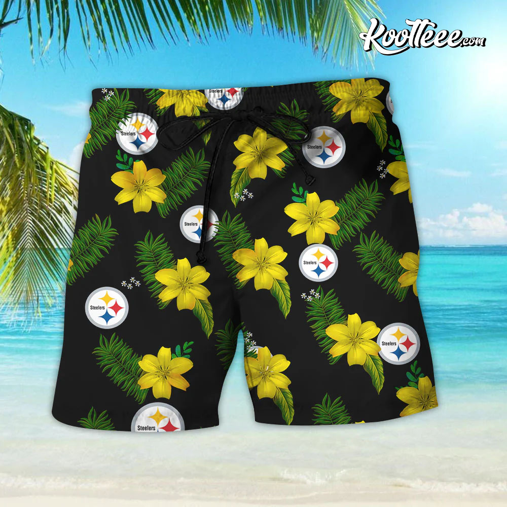 Pittsburgh Steelers Aloha Flower Hawaiian Shirt For Men And Women