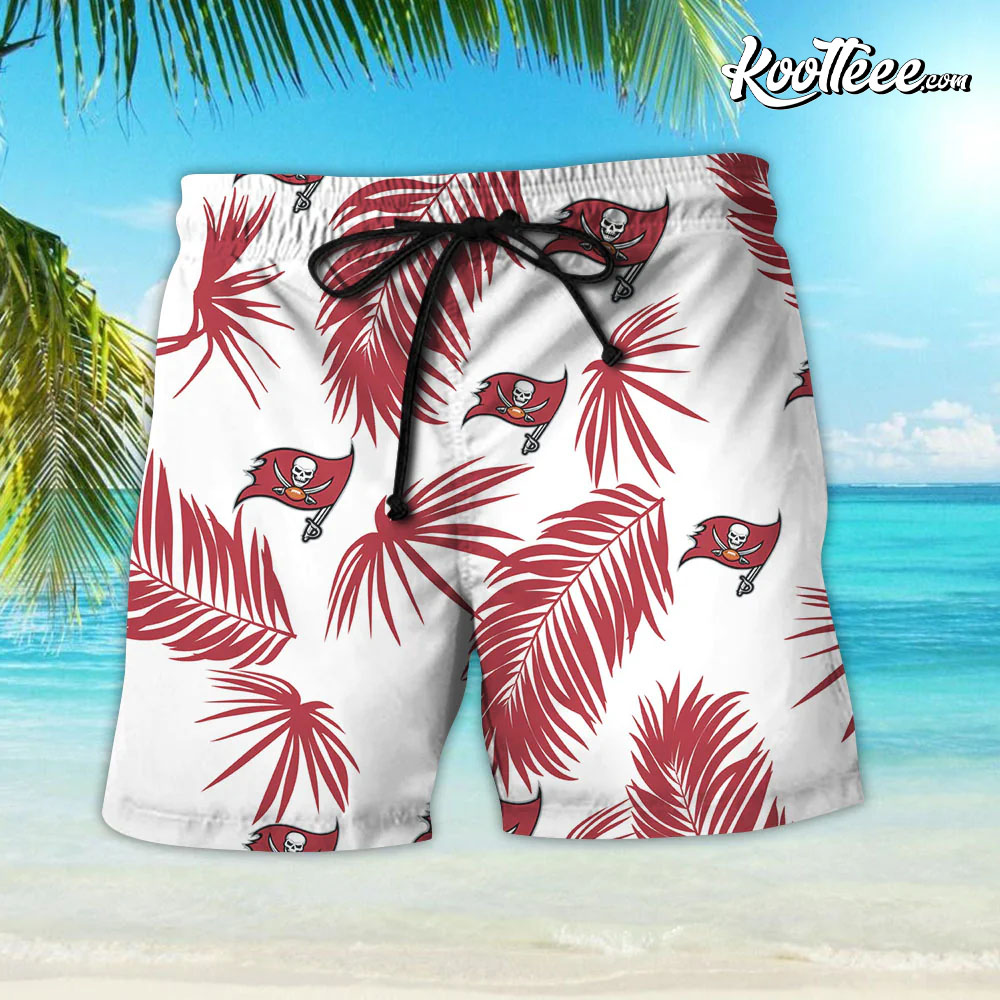 Tampa Bay Buccaneers Hawaiian Shirt Tropical Pattern Coconut Tree