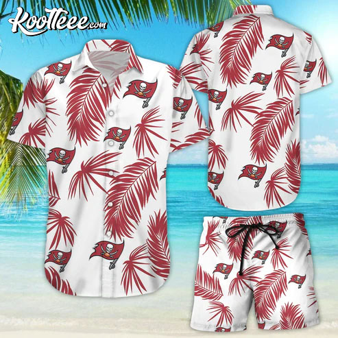 Tampa Bay Buccaneers Flower Short Sleeve Hawaiian Shirt And Shorts