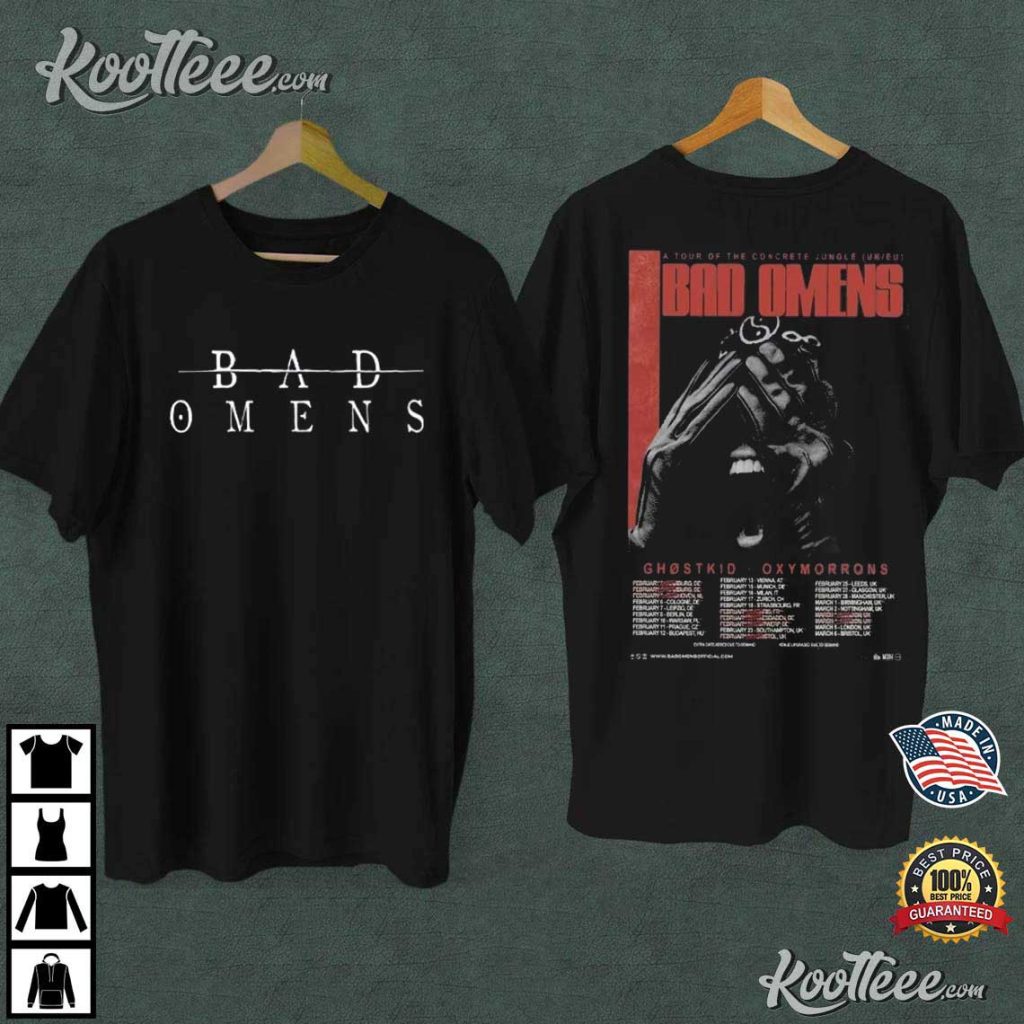 Bad Omens A Tour Of The Concrete Jungle Tour 2023 Merch TShirt