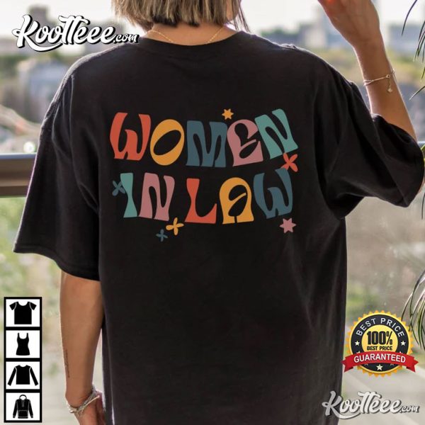 Retro Women In Law T-Shirt