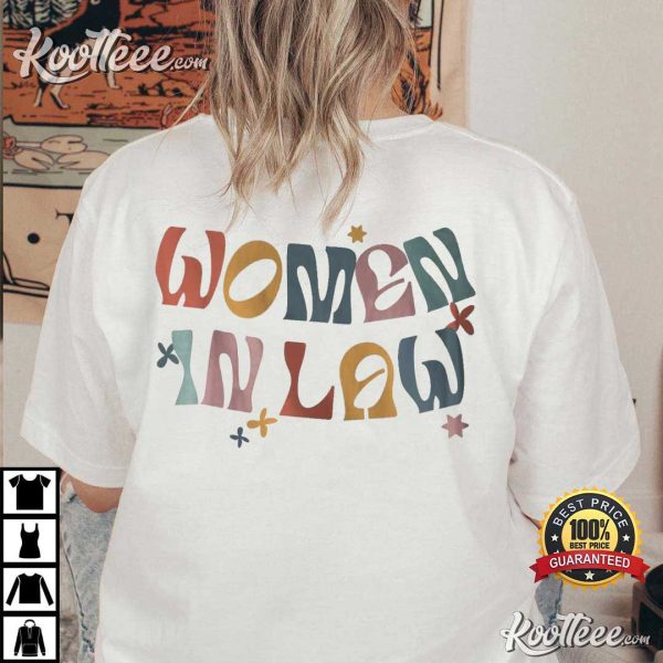 Retro Women In Law T-Shirt