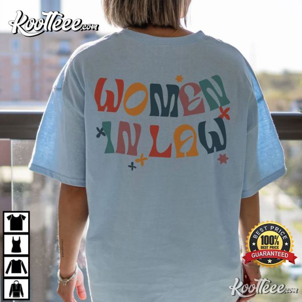 Retro Women In Law T-Shirt