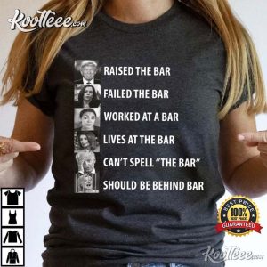 Trump Raised The Bar Funny Anti Biden T Shirt 2