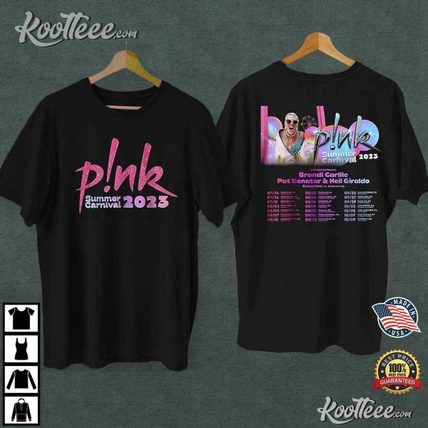 Pink Summer Carnival Tour 2023 T-Shirt #2