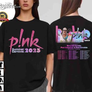 Pink Summer Carnival Tour 2023 T Shirt