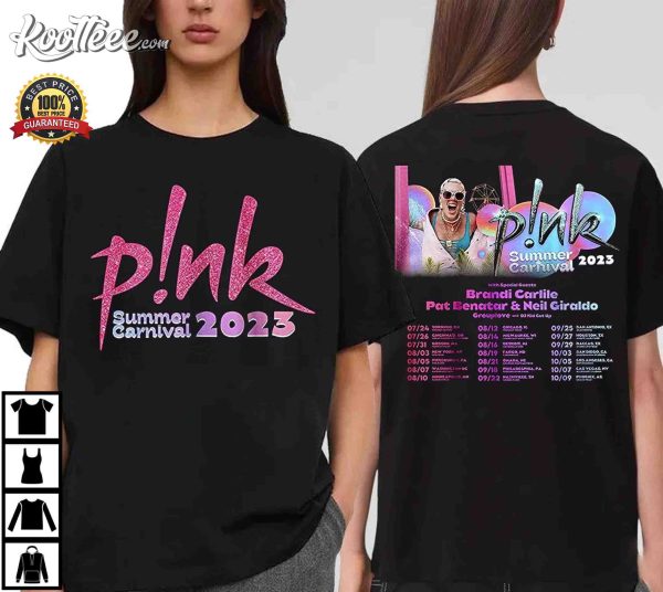 Pink Summer Carnival Tour 2023 T-Shirt #2