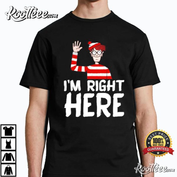 Where’s Waldo I’m Right Here T-Shirt