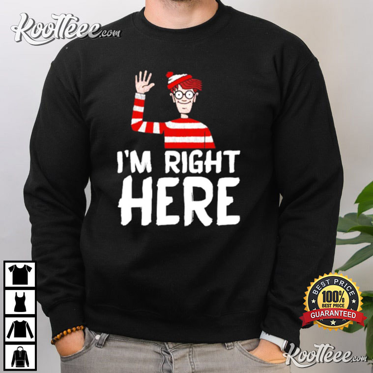 Where's Waldo I'm Right Here T-Shirt