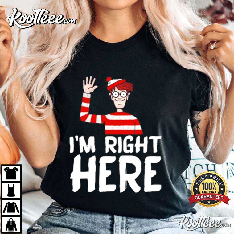 Where's Waldo I'm Right Here T-Shirt