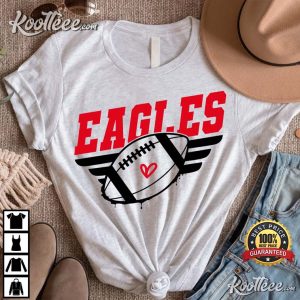 Philadelphia Eagles Football Heart Eagles Mom T Shirt 1