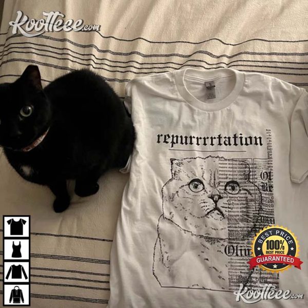 Reputation Cat Swiftie Merch Eras Tour Gift T-Shirt