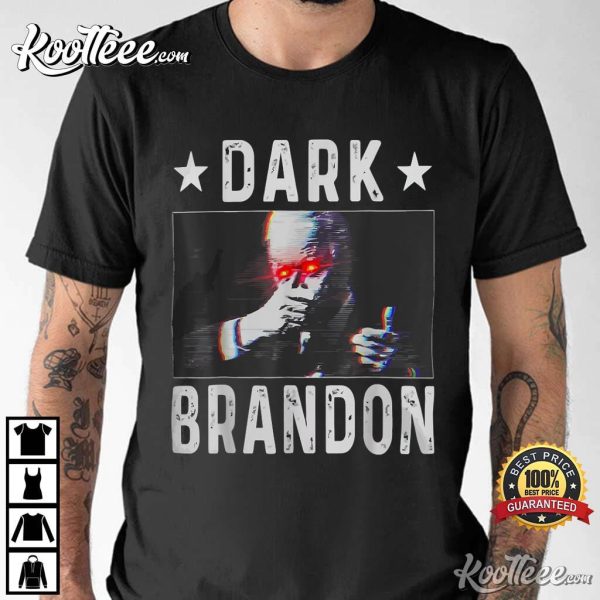 Dark Brandon Biden Saving America Flag Political T-Shirt