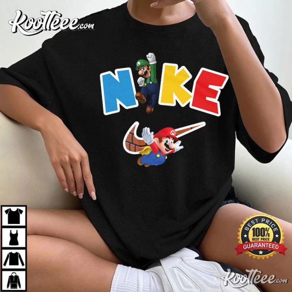 Super Mario Swoosh T-Shirt