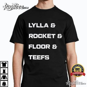 Guardians Of The Galaxy 3 Lylla Rocket Floor Teefs T Shirt 2