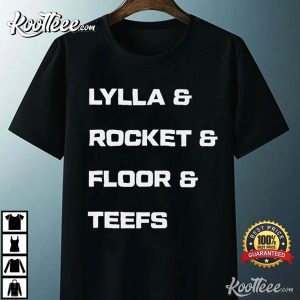 Guardians Of The Galaxy 3 Lylla Rocket Floor Teefs T Shirt 4