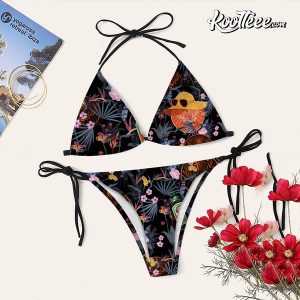 Jagermeister Night Tropical Bikini Set Swimsuit