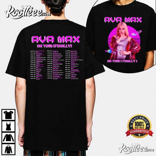 Ava Max 2023 On Tour Finally T-Shirt #3