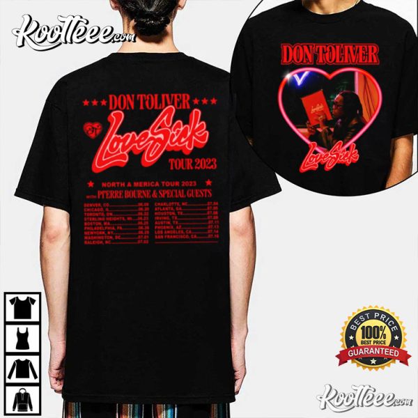 Don Toliver Love Sick North America Tour 2023 T-Shirt
