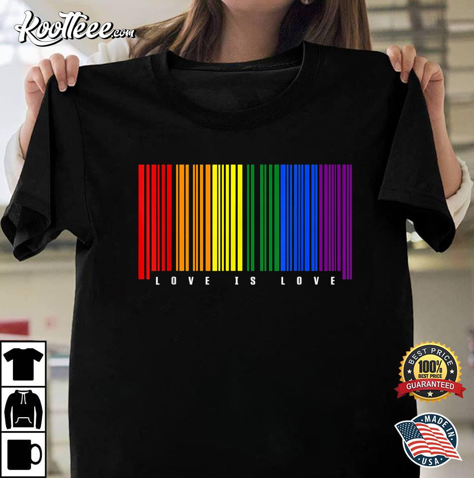 Love Is Love LGBTQ Gay Pride T-Shirt