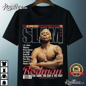 Dennis Rodman Slam Basketball Magazine T Shirt 1
